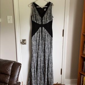 Black & White Fitted dress